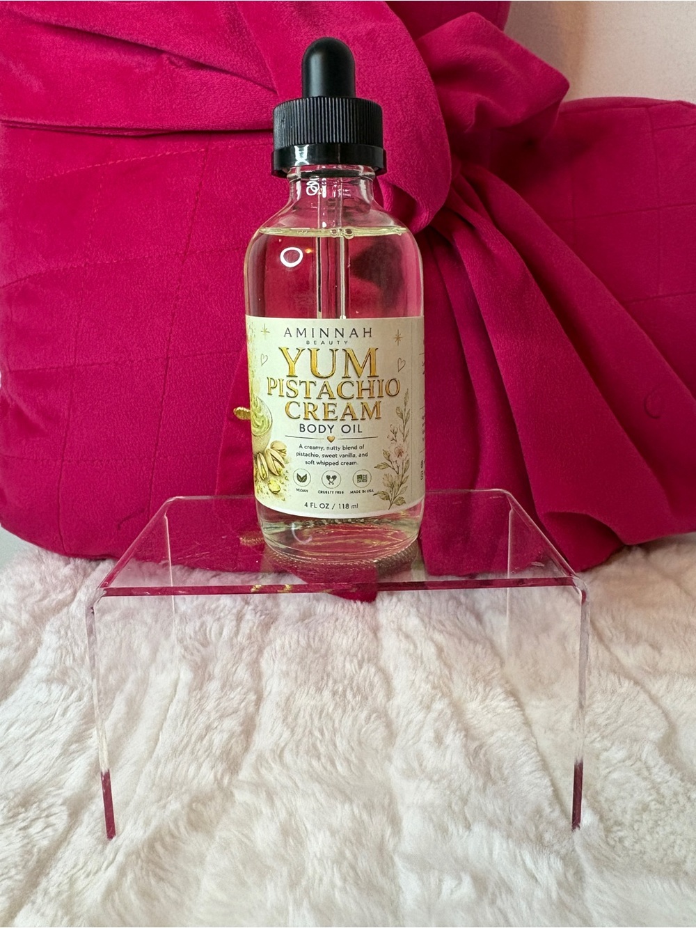 Aminnah Yum Pistachio Cream Body Oil